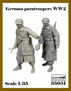 Ardennes Miniature 35051 GERMAN PARATROOPERS WW2 1/35