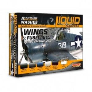 Lifecolor LP06 Liquid pigments Set Wings and fuselages 6x22ml
