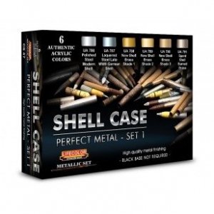 Lifecolor CS47 Acrylic paint set Shell Case 6x22ml