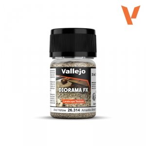 Vallejo 26314 Arid Yellow 0.5-2 mm - Diorama FX Landscape Texture 30ml