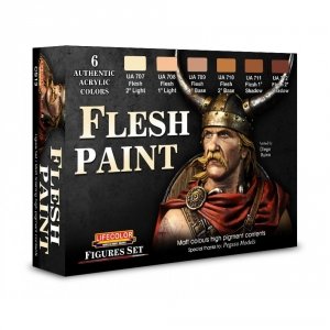 Lifecolor CS13 Acrylic paint set Flesh Paint 6x22ml