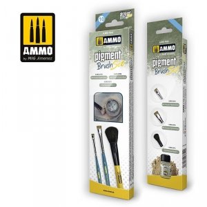 AMMO of Mig Jimenez 7610 Pigment Brushes Set