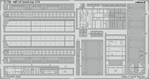Eduard 72755 Grumman TBF-1 C - Bomb Bay (for Hobby Boss Kits) 1/72