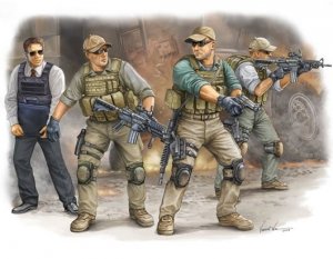 Trumpeter 00420 PMC in Iraq 2005-VIP Security Guards (1:35)