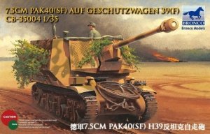 Bronco CB35004 7,5cm PaK40(SF) auf Geschutzwagen 39(f) Marder I