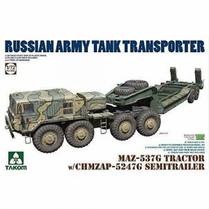 Takom 5004 MAZ-537G Tractor w/ CHMZAP-5247G Semitrailer 1/72