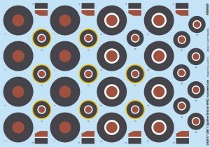 Eduard D48017 Spitfire British ww2 Roundels Late 1/48