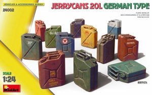 MiniArt 24002 JERRYCANS 20L GERMAN TYPE 1/24