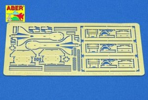 Aber 35A116 Additional accessories for U.S. vehicles like: tools, rifle and jerry can racks (1:35)