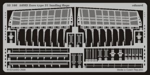 Eduard 32166 A6M2 Zero type 21 landing flaps 1/32 Tamiya