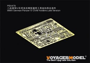 Voyager Model PEA478 WWII German Panzer IV OVM Holders Late Version 1/35