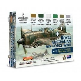 Lifecolor XS02 Acrylic color Set Australian Air Force Set 2 6x22ml