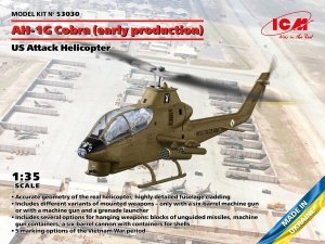 ICM 53030 AH-1G Cobra (early production) US Attack Helicopter 1/35