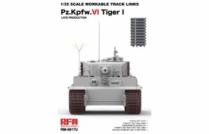 Rye Field Model 5017U TIGER I LATE PRODUTION WORKABLE TRACK LINKS 1/35