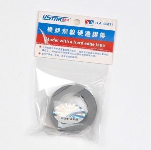 UStar UA-90011-B Scribing Guide Tape w/Hard Edges - Black (Width: 9mm; Length: 3m)