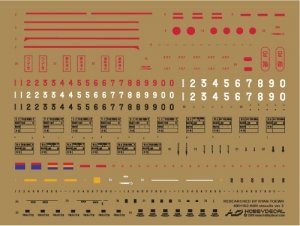 HobbyDecal ST48011V2 A6M Zero Stencils ver 2 1/48