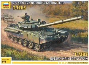 Zvezda 5071 Russian Main Battle Tank T-72B3 1/72