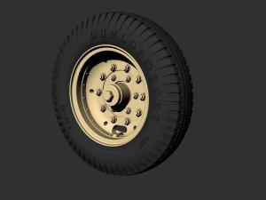 Panzer Art RE35-593 Rolls-Royce AC road wheels (Dunlop) 1/35