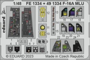 Eduard FE1334 F-16A MLU KINETIC MODEL 1/48