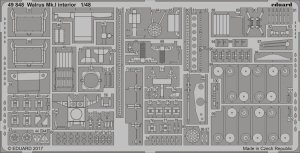 Eduard 49848 Walrus Mk. I interior AIRFIX 1/48