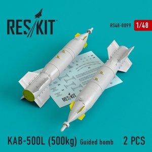 RESKIT RS48-0099 KAB-500L (500kg) Guided bomb (2 pcs) 1/48