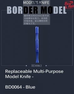 Border Model BD0064 Multi Models Knife 3 in1 Blue