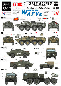 Star Decals 35-882 Soviet in Afghanistan part 2 1/35