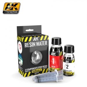 AK Interactive AK8044 RESIN WATER 2 COMPONENTS EPOXY RESIN 180ml