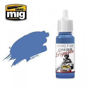 Ammo of Mig Jimenez F525 MEDIUM BLUE 17ML