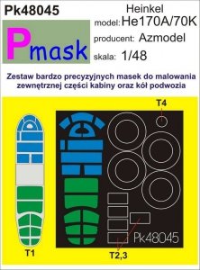 P-Mask PK48045 HEINKEL HE170A/HE70K (ADMIRAL - AZ MODEL) (1:48)
