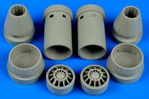 Aires 4641 F/A-18E Super Hornet exhaust nozzles - closed 1/48 Revell