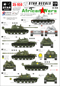 Star Decals 35-950 Modern African Wars 1 1/35