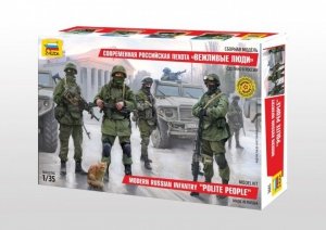Zvezda 3665 Modern Russian Infantry Polite People