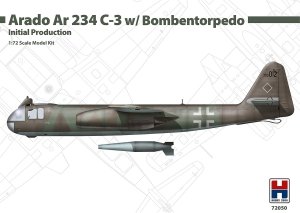 Hobby 2000 72050 Arado Ar 234 C-3 w/ Bombentorpedo Initial Production - Dragon 1/72