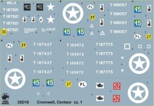 ToRo Model 35D16 - Cromwell & Centaur tanks in Polish service vol.1 1/35