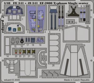 Eduard FE341 EF-2000 Typhoon Single Seater 1/48 Italeri