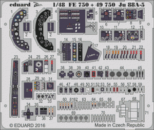 Eduard 49750 Ju 88A-5 interior ICM 1/48