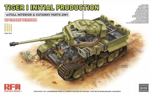 Rye Field Model 5131 Tiger I Initial Production Early 1943 w/ Full Interior Updated Version 1/35