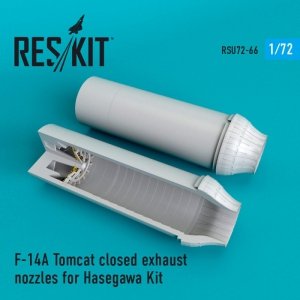 RESKIT RSU72-0066 F-14A Tomcat closed exhaust nozzles for Hasegawa 1/72