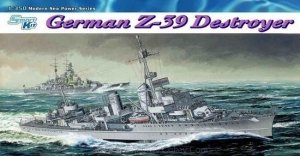 Dragon 1037 German IIWW destroyer Z-39 (1:350)