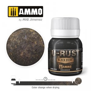 Ammo of Mig 2252 U-RUST BLACK OXIDE (40ml)