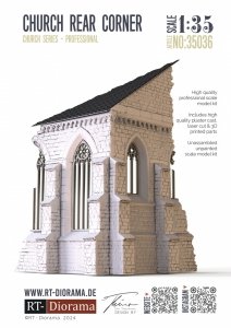 RT-Diorama 35036 Church rear corner 1/35