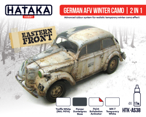Hataka HTK-AS38 German AFV Winter Camo 2 in 1 (4x17ml)
