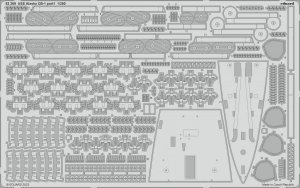 Eduard 53289 USS Alaska CB-1 part 1 HOBBY BOSS 1/350