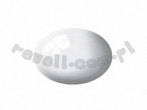 Revell 36104 White gloss RAL 9010 Aqua Color 18 ml