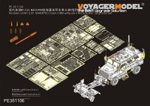 Voyager Model PE351106 Modern US M1235 MAXXPRO Dash DXM w/Spark II Mine Roller Upgrade Set (For PANDA HOBBY PH35044) 1/35