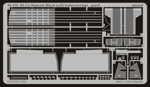 Eduard 48479 OV-1A/ B/D wheel well/ undercarriage 1/48 REVELL