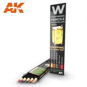 AK Interactive AK10042 CHIPPING & AGING SET