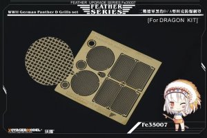 Voyager Model FE35007 WWII German Panther D/A Grills Set (Dragon) 1/35