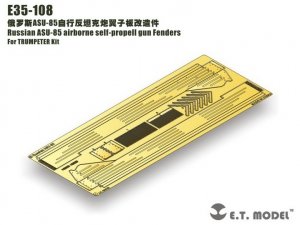 E.T. Model E35-108 Russian ASU-85 airborne self-propell gun Fender (For TRUMPETER Kit) (1:35)